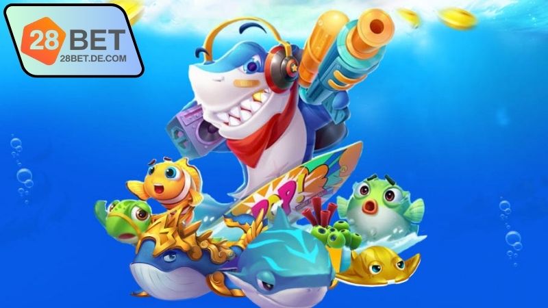 Bắn cá với bạn bè 28BET vui bất tận 3 Bắn cá với bạn bè 28BET hợp sức săn boss