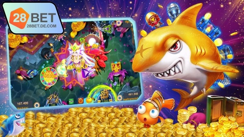 Bắn cá với bạn bè 28BET vui bất tận 4 Bắn cá với bạn bè 28BET nhận thưởng hấp dẫn