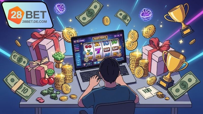 Khuyến mãi nổ hũ 28BET cực hấp dẫn 2 Khuyến mãi nổ hũ 28BET đa dạng