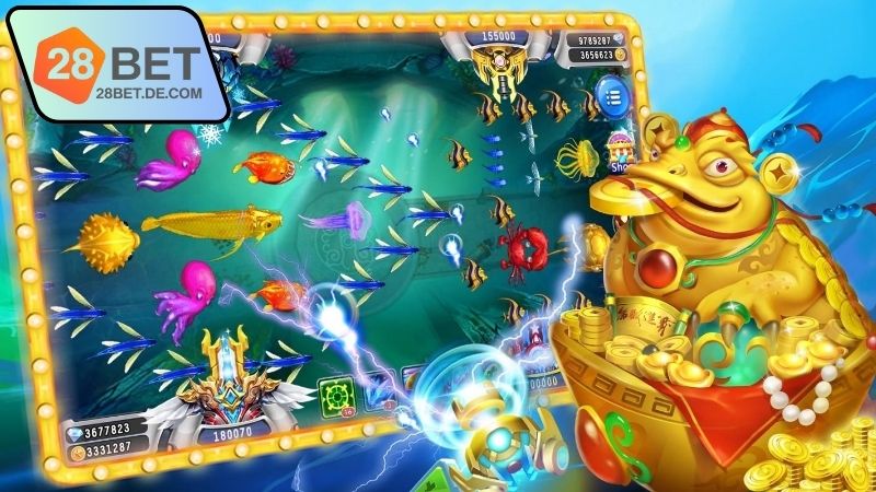 Tham gia bắn cá 28BET – Săn thưởng cực đã 3 Ưu điểm tham gia bắn cá 28BET