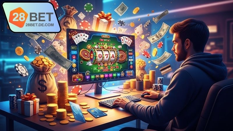 Thưởng chào mừng casino 28BET- Nhận ngay 4 Cách nhận thưởng chào mừng casino 28BET